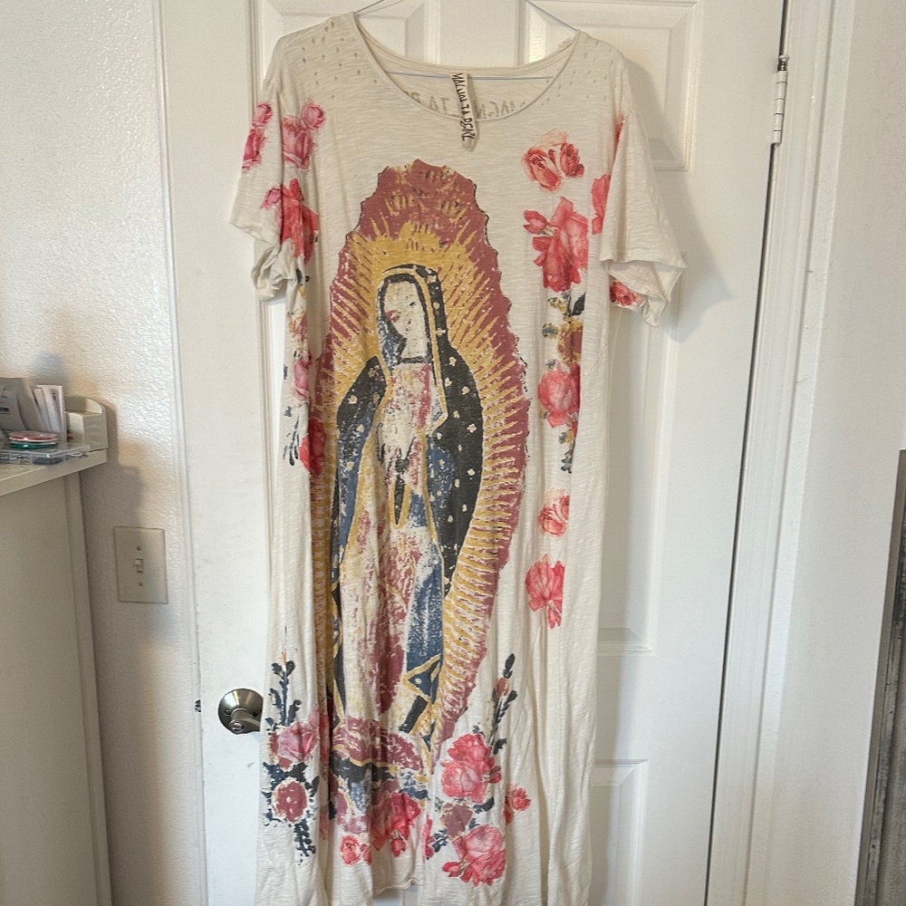 Magnolia Pearl Amor Artist Smock Dress. O/S - Picture 4 of 8